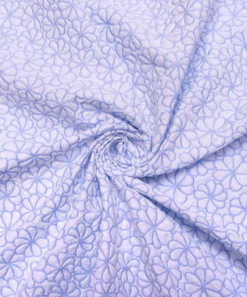 Popcorn Lycra Stretch Net Fabric